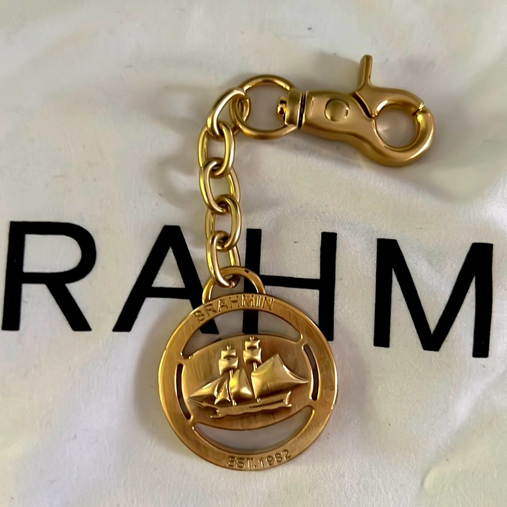 Brahmin Gold Keychain